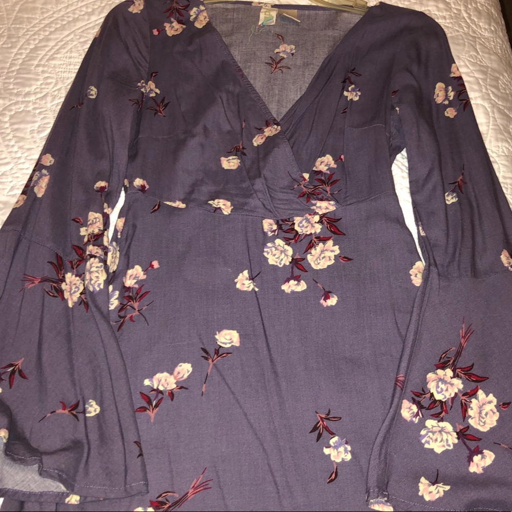 Lavender floral dress from Tilly’s!